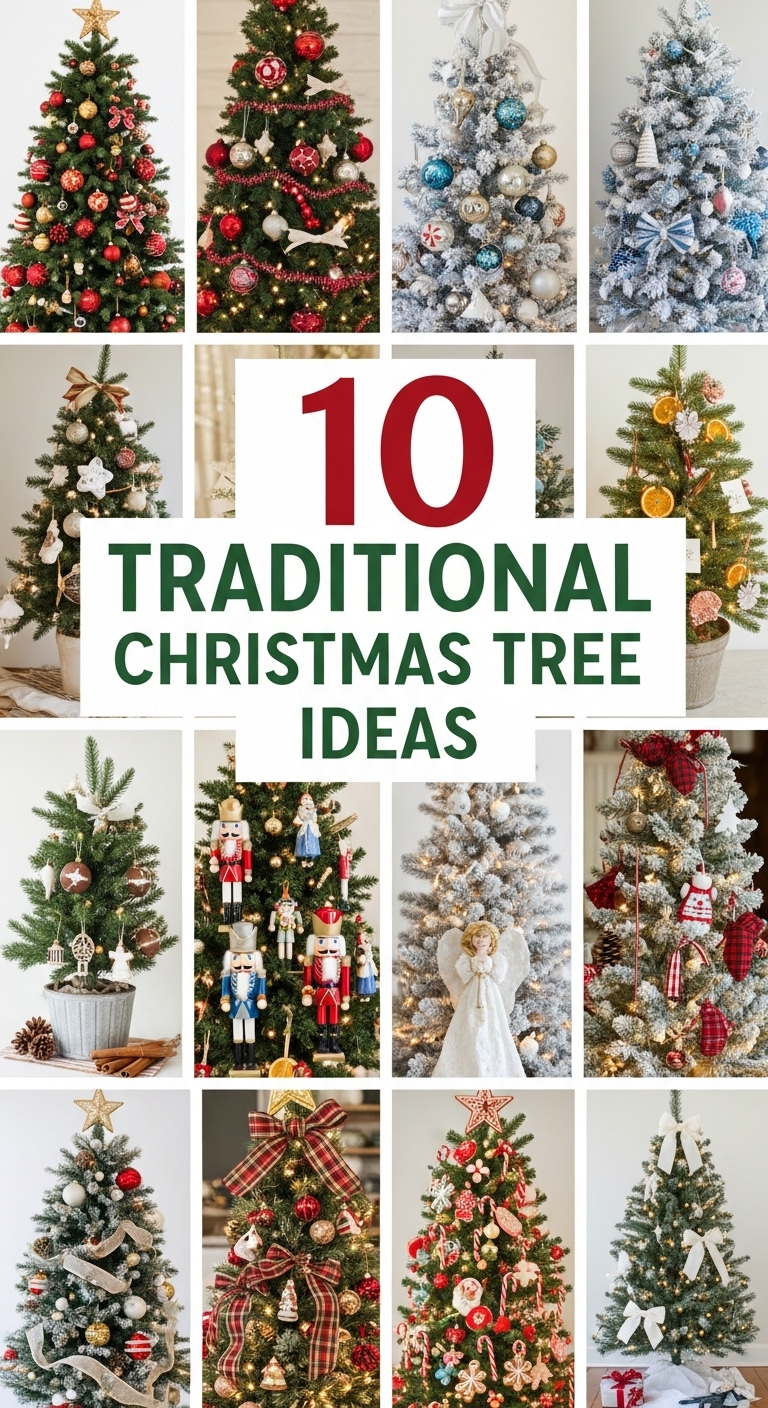 10 Traditional Christmas Tree Ideas