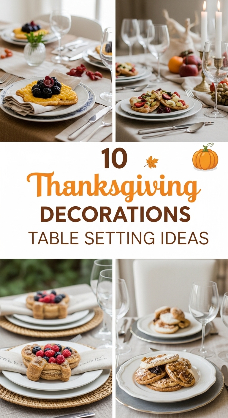 10 Thanksgiving Decorations Table Setting Ideas