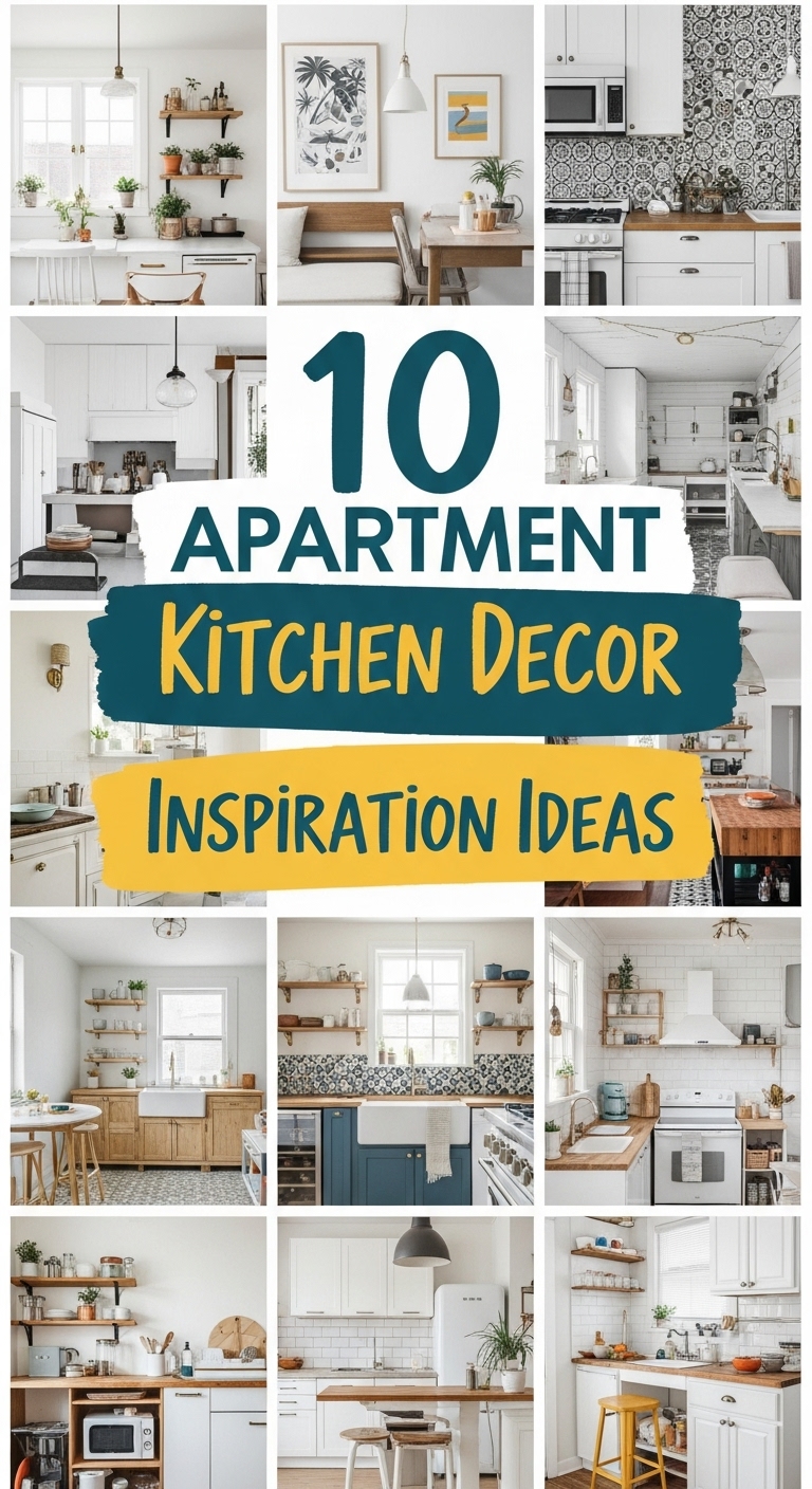 10 Apartment Kitchen Decor Inspiration Ideas