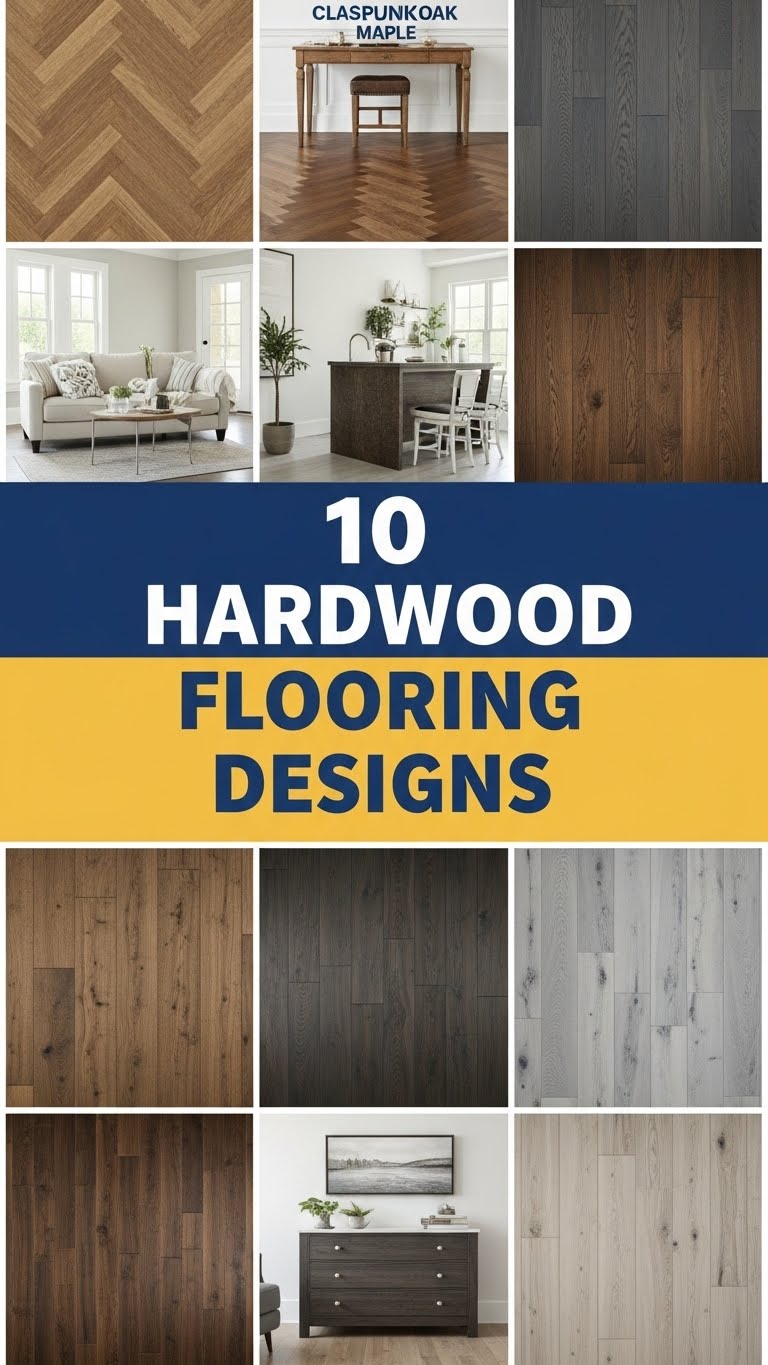 10 Hardwood Flooring Designs