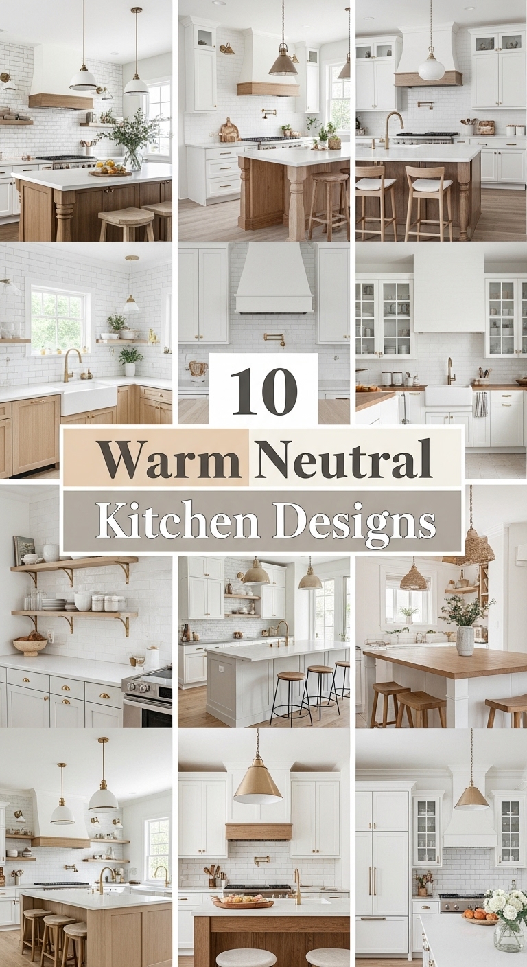 10 Warm Neutral Kitchen Designs