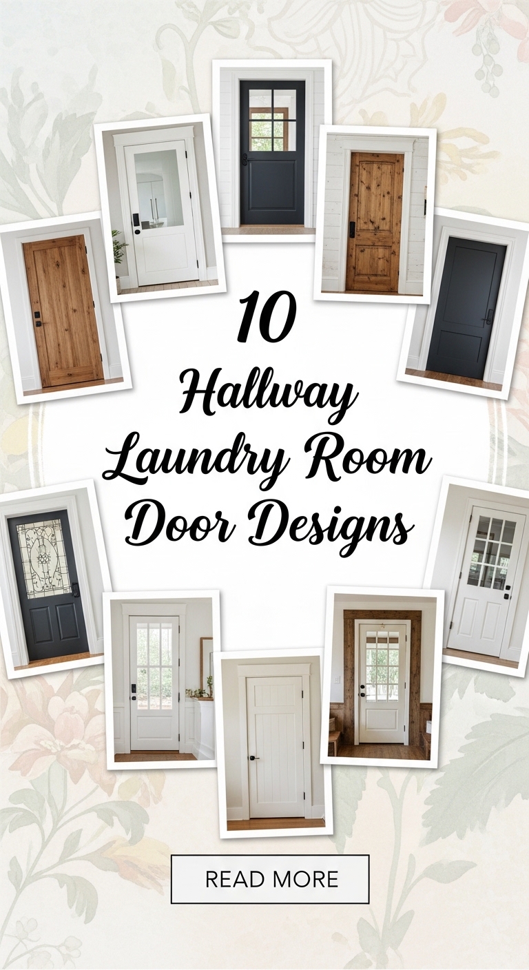 10 Hallway Laundry Room Door Designs