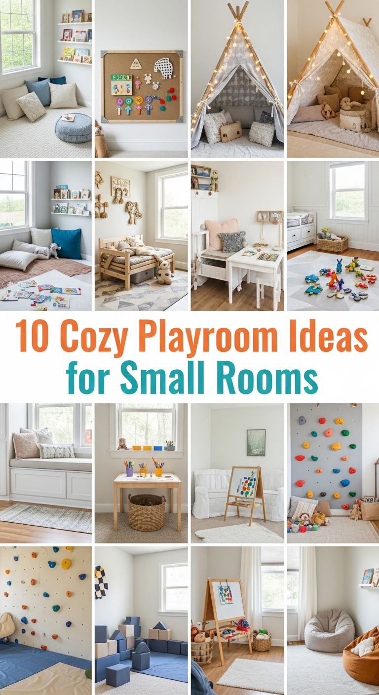 10 Cozy Playroom Ideas for Small Rooms