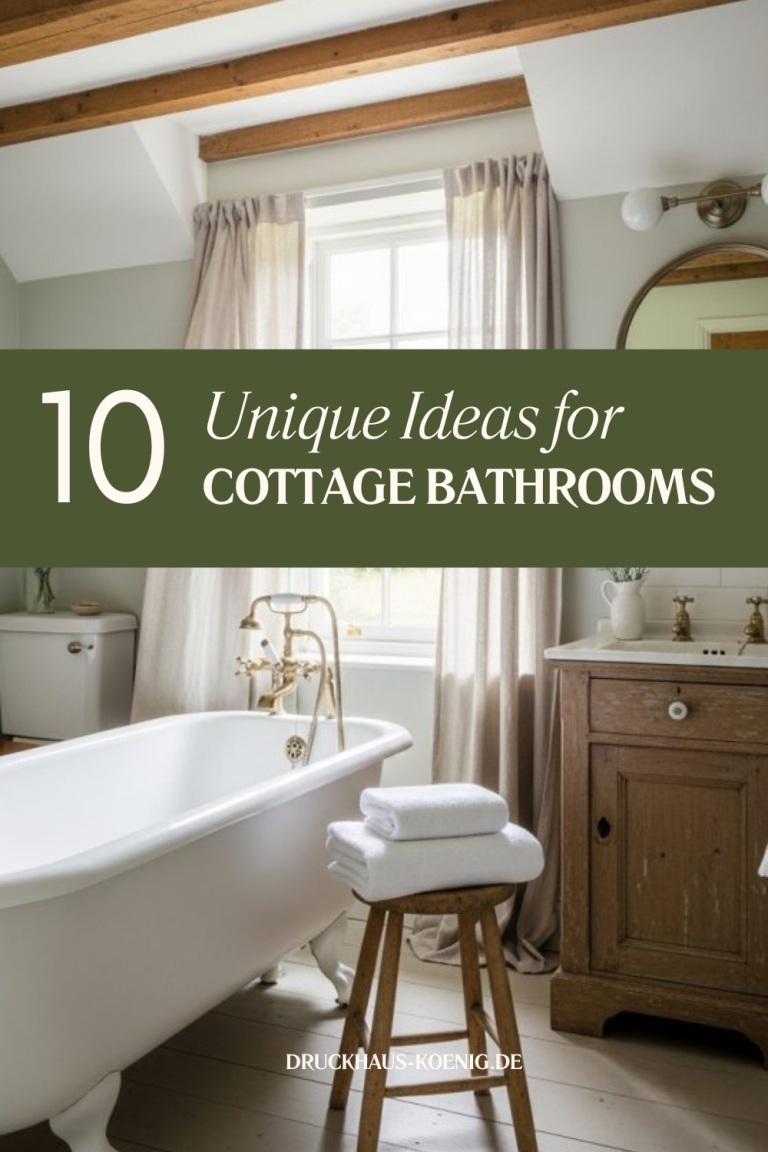 10 Unique Ideas for Cottage Bathrooms