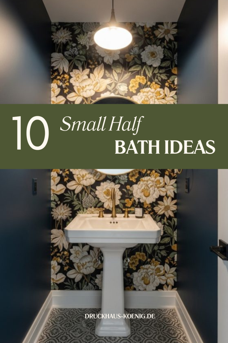 10 Small Half Bath Ideas