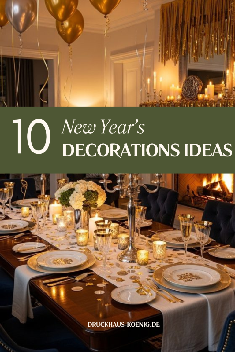 10 New Year’s Decorations Ideas