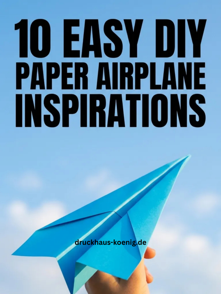 10 DIY Paper Crafts Air Plane Ideas