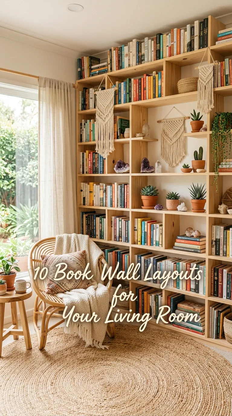 10 Book Wall Ideas Living Room