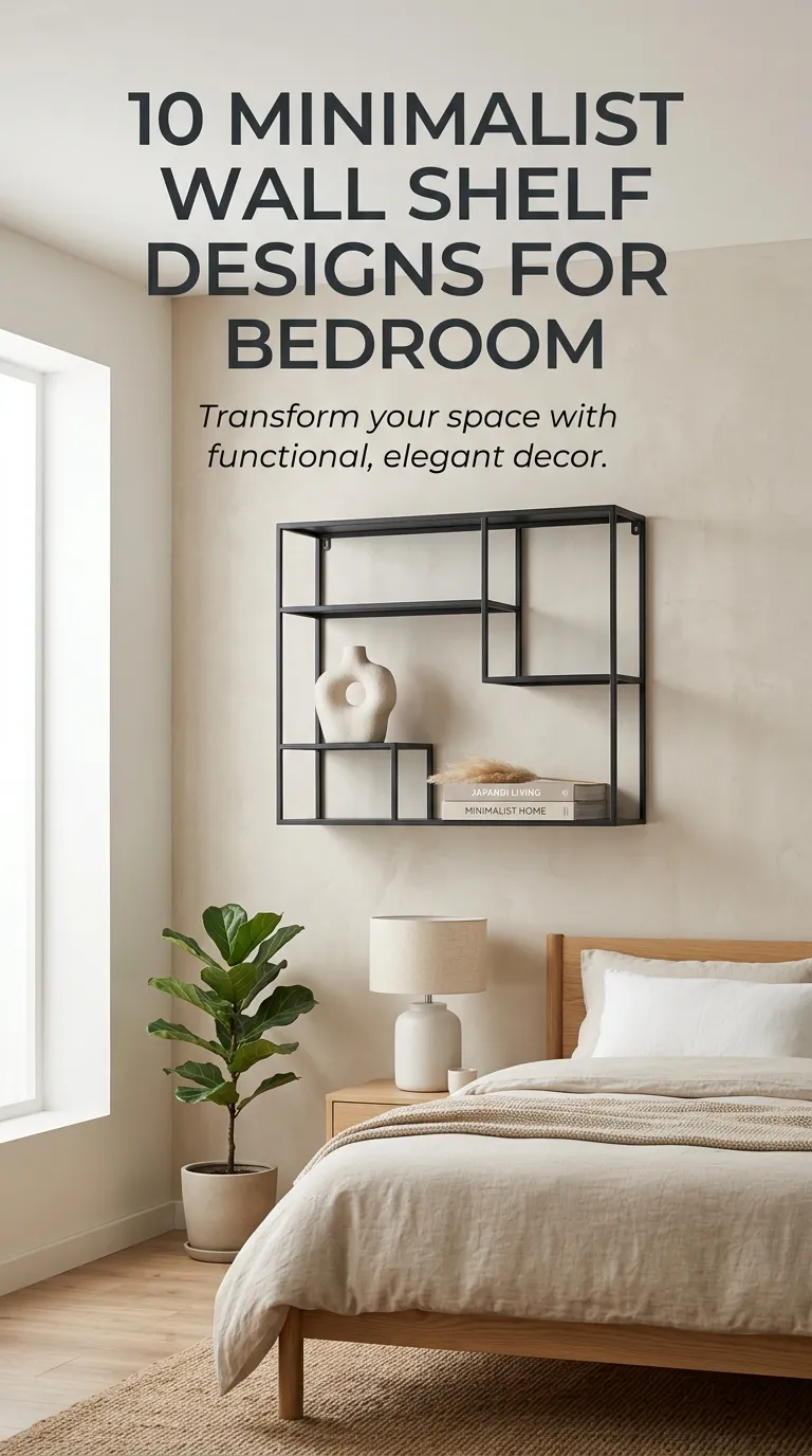 10 Modern Wall Shelf Design For Bedroom Ideas