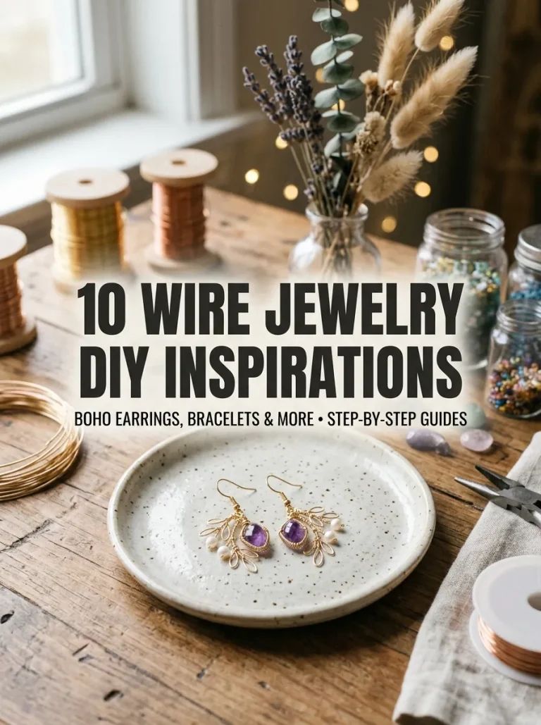 10 Wire Jewelry DIY Ideas