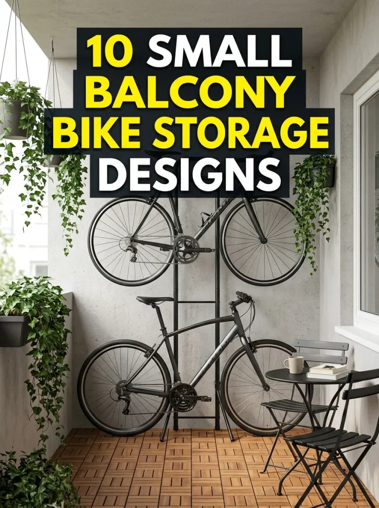 10 Apartment Balcony Bike Storage Ideas