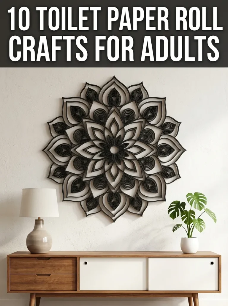 10 Toilet Paper Roll Crafts For Adults Ideas