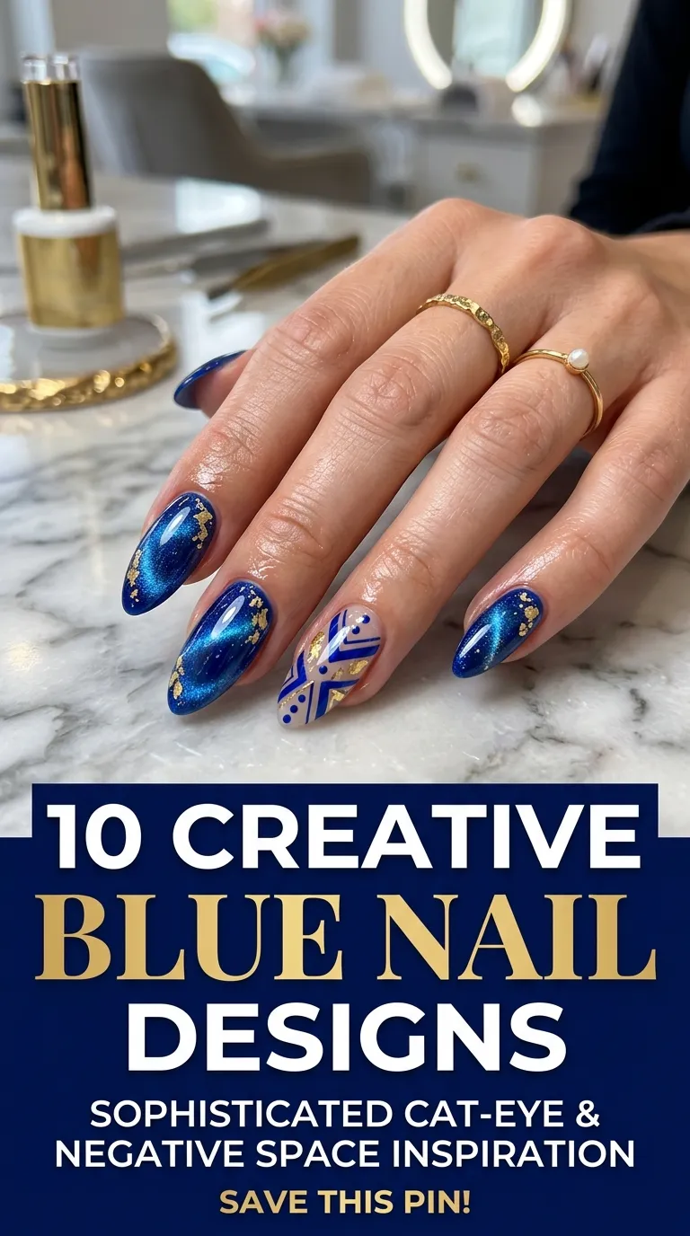 10 Blue Nail Ideas