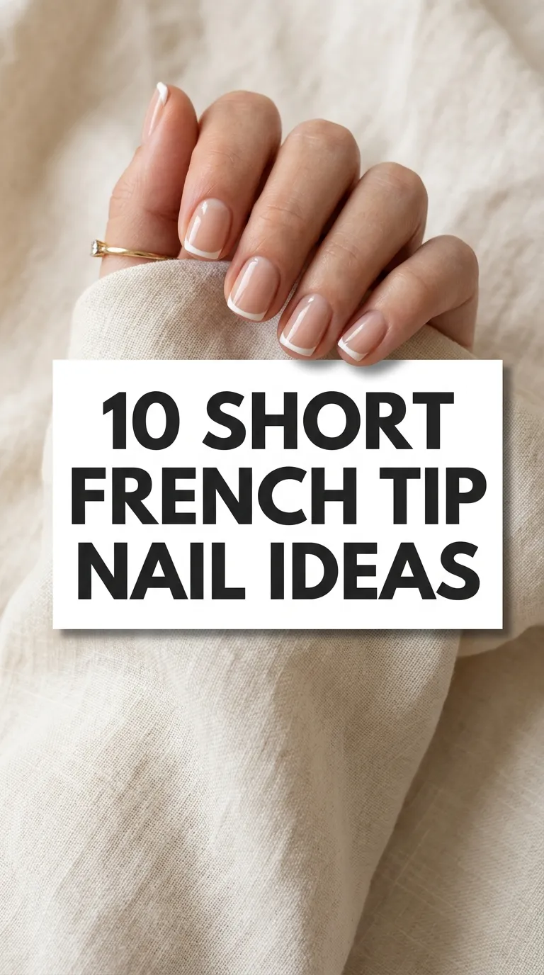 10 Short French Tip Nail Ideas
