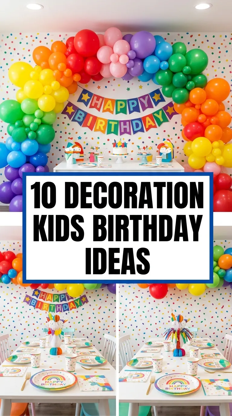 10 Decoration Kids Birthday Ideas