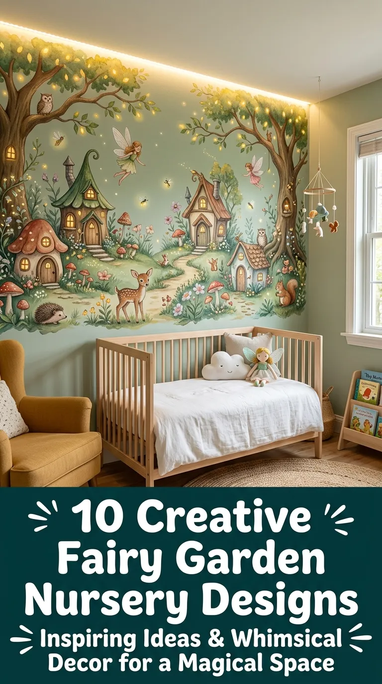 10 Whimsical Fairy Garden Nursery Ideas