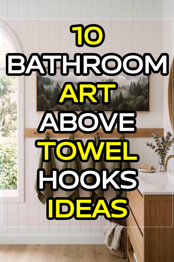 10 Bathroom Art Above Towel Hooks Ideas