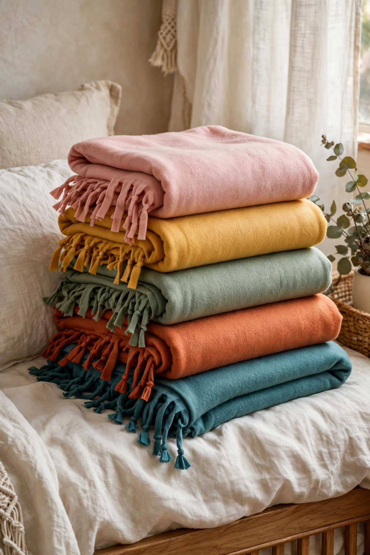 4. No-Sew Fleece Blankets