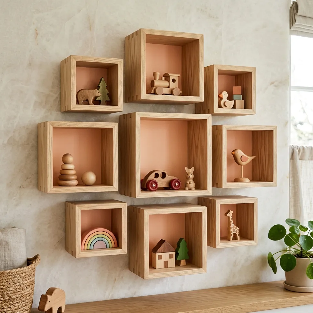 Raised ash wood mid-loft sanctuary