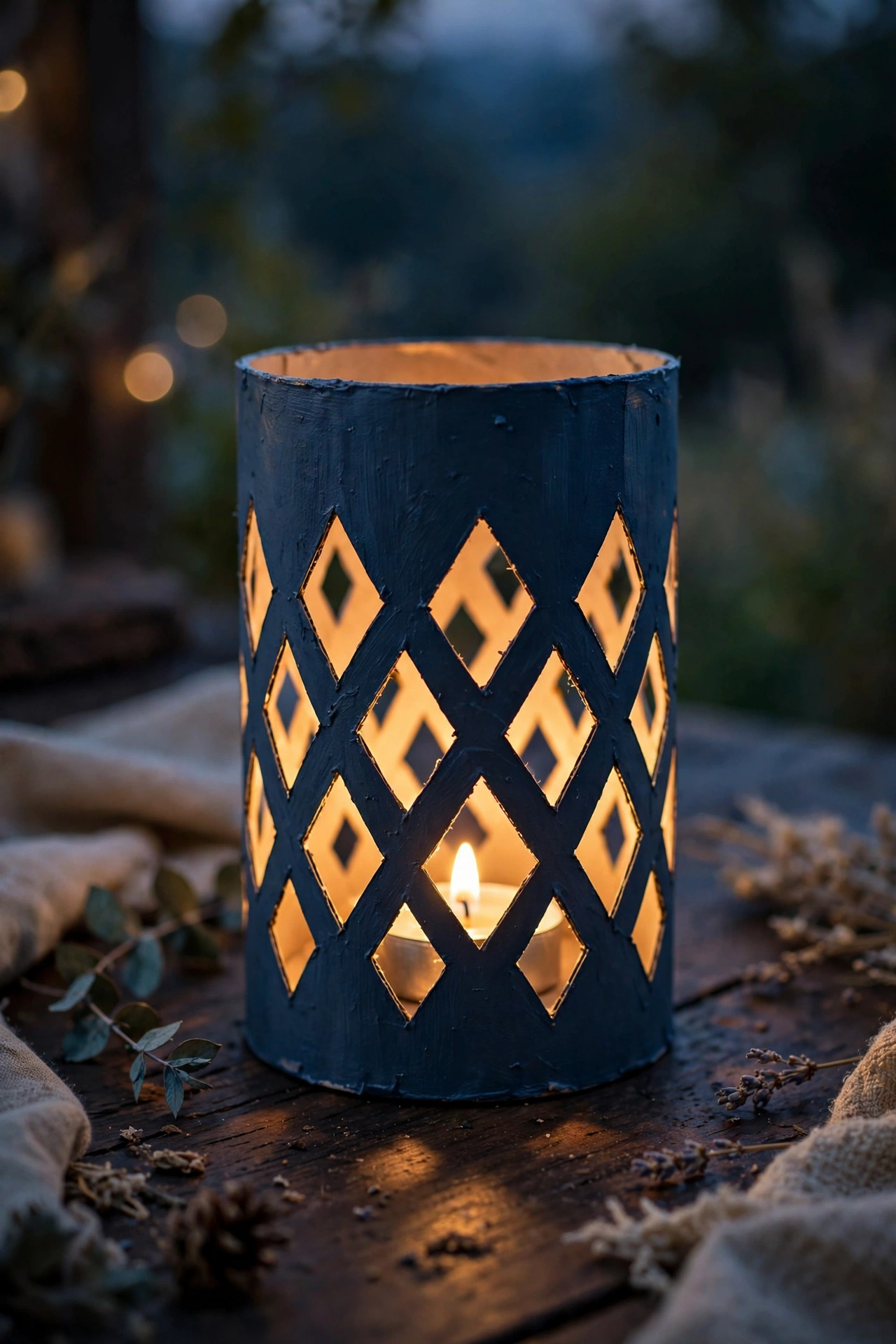 3. Cutwork Lanterns and Tealight Holders